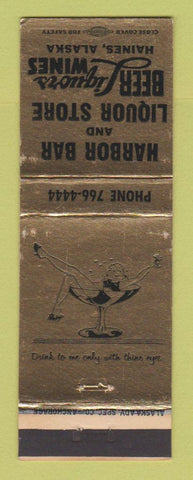 Matchbook Cover - Harbor Bar Haines AK Girlie WEAR