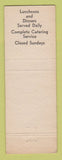 Matchbook Cover - Aviation Club of Salt Lake City UT