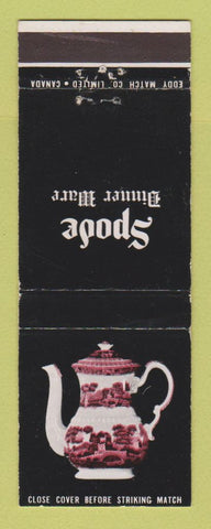 Matchbook Cover - Spode Dinner Ware L'Art Chez Soi Trois Rivieres QC