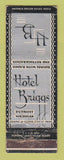 Matchbook Cover - Hotel Briggs Detroit MI WORN