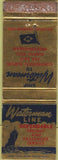 Matchbook Cover - Waterman Ships Freight Passenger WORN