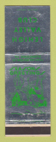 Matchbook Cover - Lehigh Valley Club Allentown PA Christmas WEAR