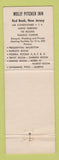 Matchbook Cover - Molly Pitcher Inn Red Bank NJ