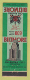 Matchbook Cover - Oklahoma Biltmore Hotel Oklahoma City OK