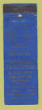 Matchbook Cover - Metzger Hotel Auto Inn Peoria IL WORN