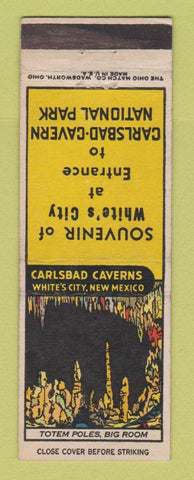 Matchbook Cover - White's City NM Carlsbad Caverns