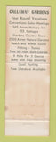 Matchbook Cover - Callaway Gardens Pine Mountain GA WEAR