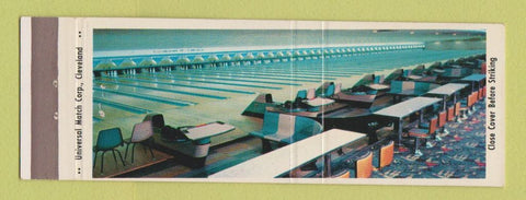Matchbook Cover - Bowl Arena Detroit MI WORN BACK