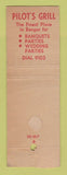 Matchbook Cover - Pilots Grill Bangor ME WEAR Full Length