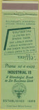 Matchbook Cover - Industrial Trust Co Philadelphia PA bank