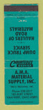Matchbook Cover - AMA Material Supply Van Wert OH