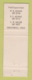 Matchbook Cover - AMA Material Supply Van Wert OH