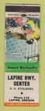 Matchbook Cover - Lapine Highway Center Lapine OR WEAR