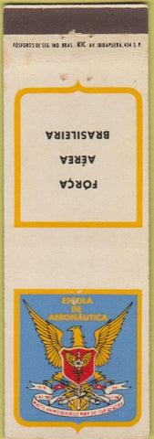 Matchbook Cover - Forca Aerea Brasileira Brazil Militaryt