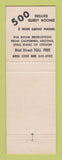 Matchbook Cover - Hotel Fremont Casino Las Vegas NV