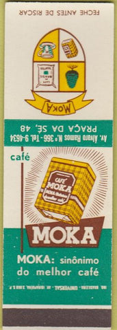 Matchbook Cover - Moka Coffee Brazil