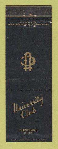 Matchbook Cover - University Club Cleveland OH