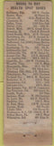 Matchbook Cover - Fabel's Orthapedic Boot Shop St Paul MN POOR