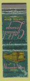 Matchbook Cover - Alexander Young Hotel Honolulu Hawaii WORN