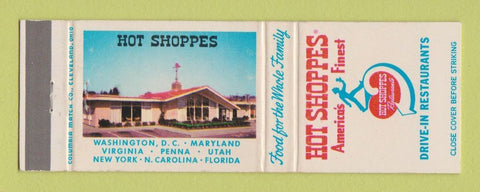 Matchbook Cover - Hot Shoppes Restaurants CHAIN