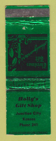 Matchbook Cover - Holly's Gift Shop Junction City KS WEAR