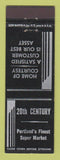 Matchbook Cover - 20th Century Super Market Grocery Portland ME?