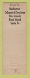 Matchbook Cover - Wazee Market Denver Colorado WEAR