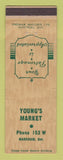 Matchbook Cover - Young's Market Markham ON