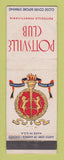 Matchbook Cover - Pottsville Club PA WEAR