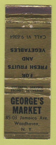 Matchbook Cover - George's Market Grocery Woodhaven NY