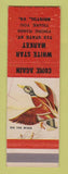 Matchbook Cover - White Star Market Bristol VA SAMPLE WORN WRITING