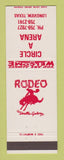 Matchbook Cover - Circle A Arena Longview TX