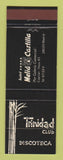 Matchbook Cover - Trinidad Club Disco Hotel Melia Castilla Madrid Spain