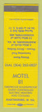 Matchbook Cover - Motel 81 Martinsburg WV
