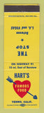 Matchbook Cover - Hart's Famous Food Yermo CA Restaurant