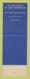 Matchbook Cover - Lake Shore Club Chicago IL