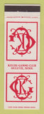 Matchbook Cover - Kitchi Gammi Club Duluth MN