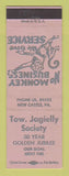 Matchbook Cover - Tow Jagielly Society New Castle PA
