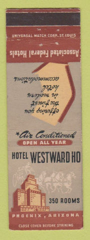 Matchbook Cover - Hotel Westward Ho Phoenix AZ