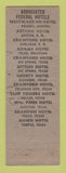 Matchbook Cover - Hotel Westward Ho Phoenix AZ