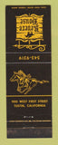Matchbook Cover - Reverse House Tustin CA WORN