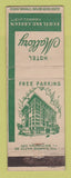 Matchbook Cover - Hotel Mallory Portland OR WORN