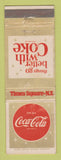 Matchbook Cover - Coca Cola Soda Times Square New York City WORN