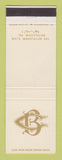 Matchbook Cover - Bethlehem Club PA