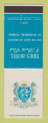 Matchbook Cover - Tides Hotel Bath Club St Petersburg FL