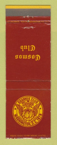 Matchbook Cover - Cosmos Club Washington DC