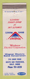 Matchbook Cover - Wagner Electric Sales South San Francisco CA brakes WEAR