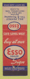 Matchbook Cover - Esso oil gas Bill Penney Chattanooga TN WEAR