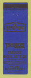 Matchbook Cover - Mobil oil gas Parsons' Bangor ME