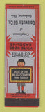 Matchbook Cover - Coldwater Oil gas White Rose Coldwater OH